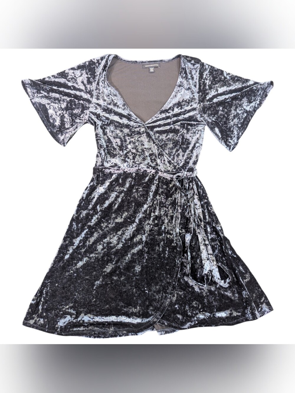 American Eagle Velvet Whimsigoth Grunge Fairygrunge Mini Dress Size Medium